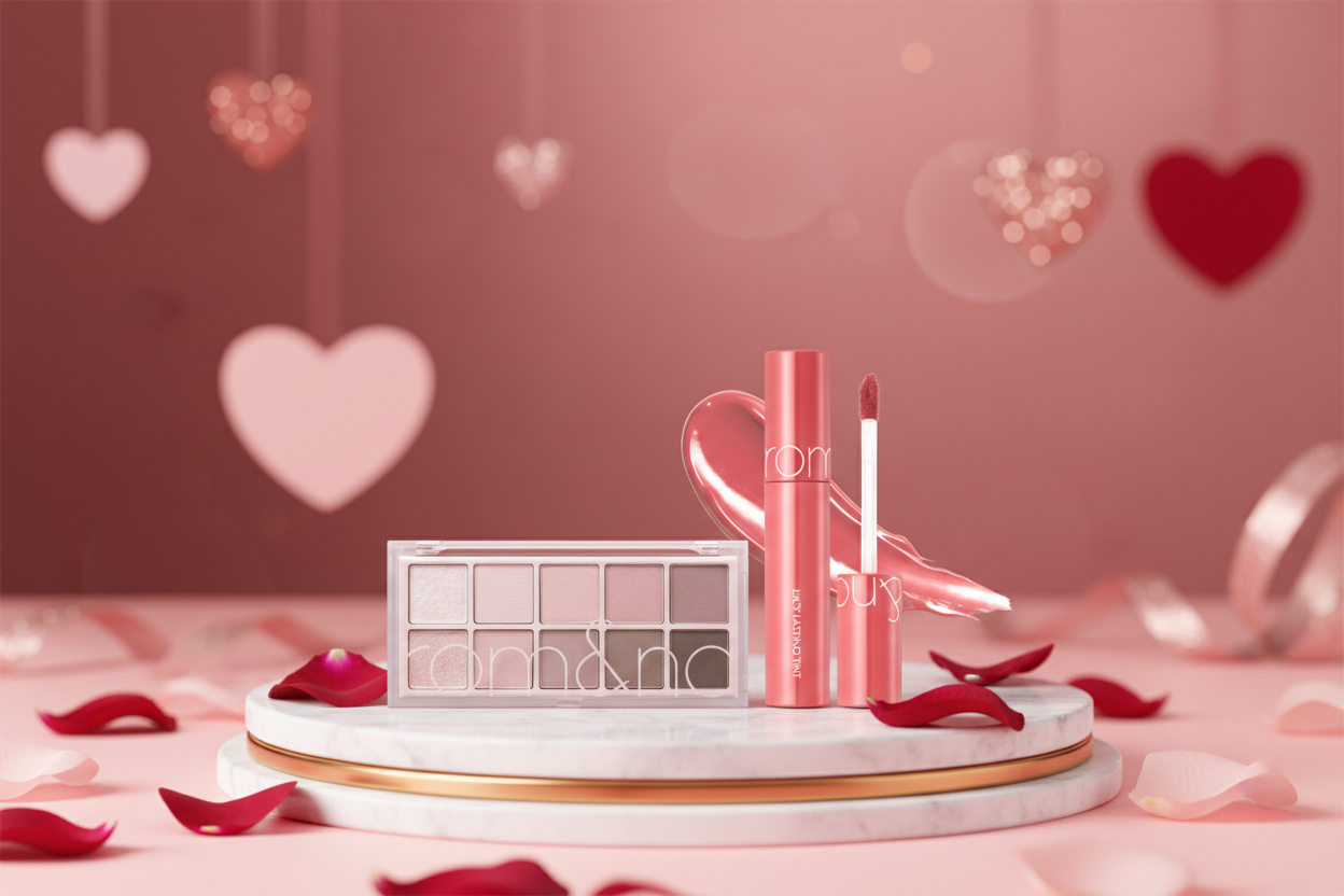 Rom&nd Augen- & Lippen-Set: Palette & Juicy Lasting Tint