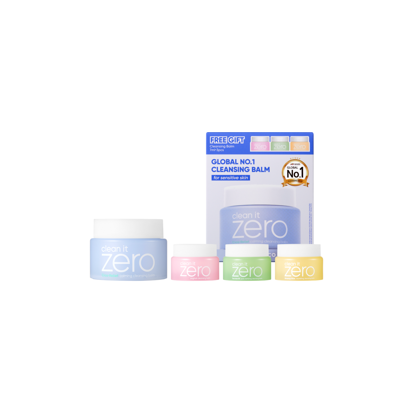 BANILA CO Clean It Zero Cleansing Balm Calming SET 100ml + 3*7ml