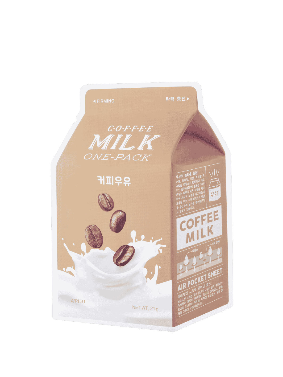 Apieu Coffee Milk Sheet Mask