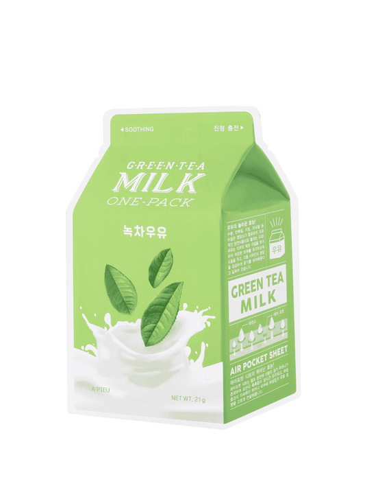 Apieu Green Tea Milk Sheet Mask