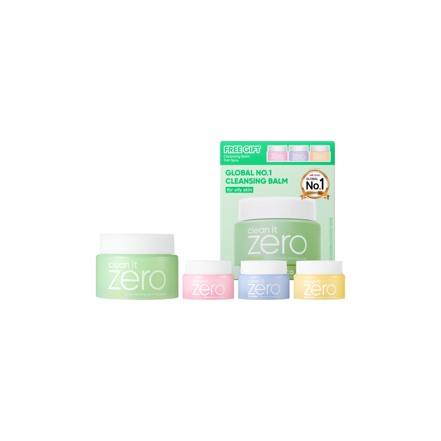 BANILA CO Clean It Zero Cleansing Balm Pore Clarifying SET 100ml + 3*7ml