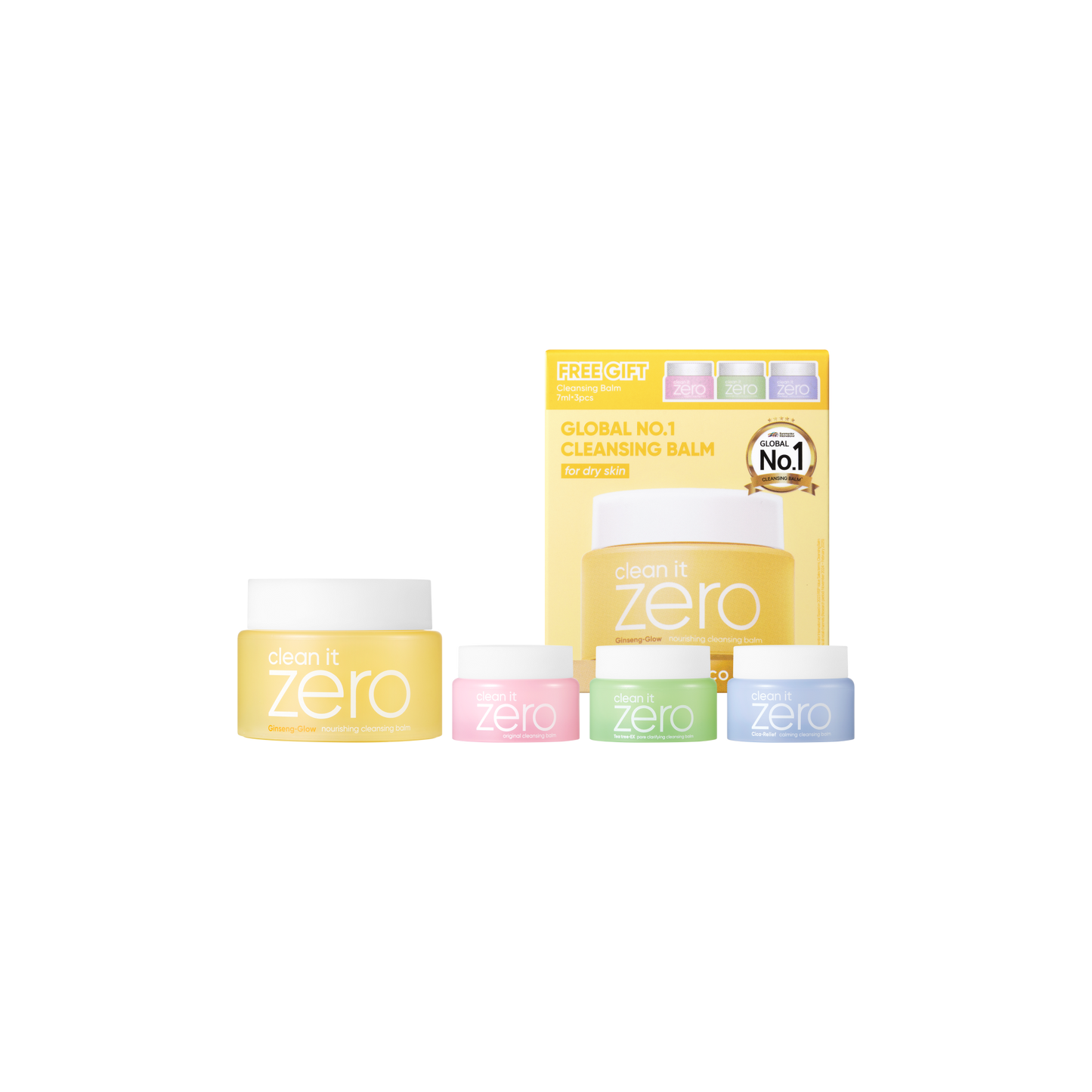 BANILA CO Clean It Zero Cleansing Balm Nourishing SET 100ml + 3*7ml