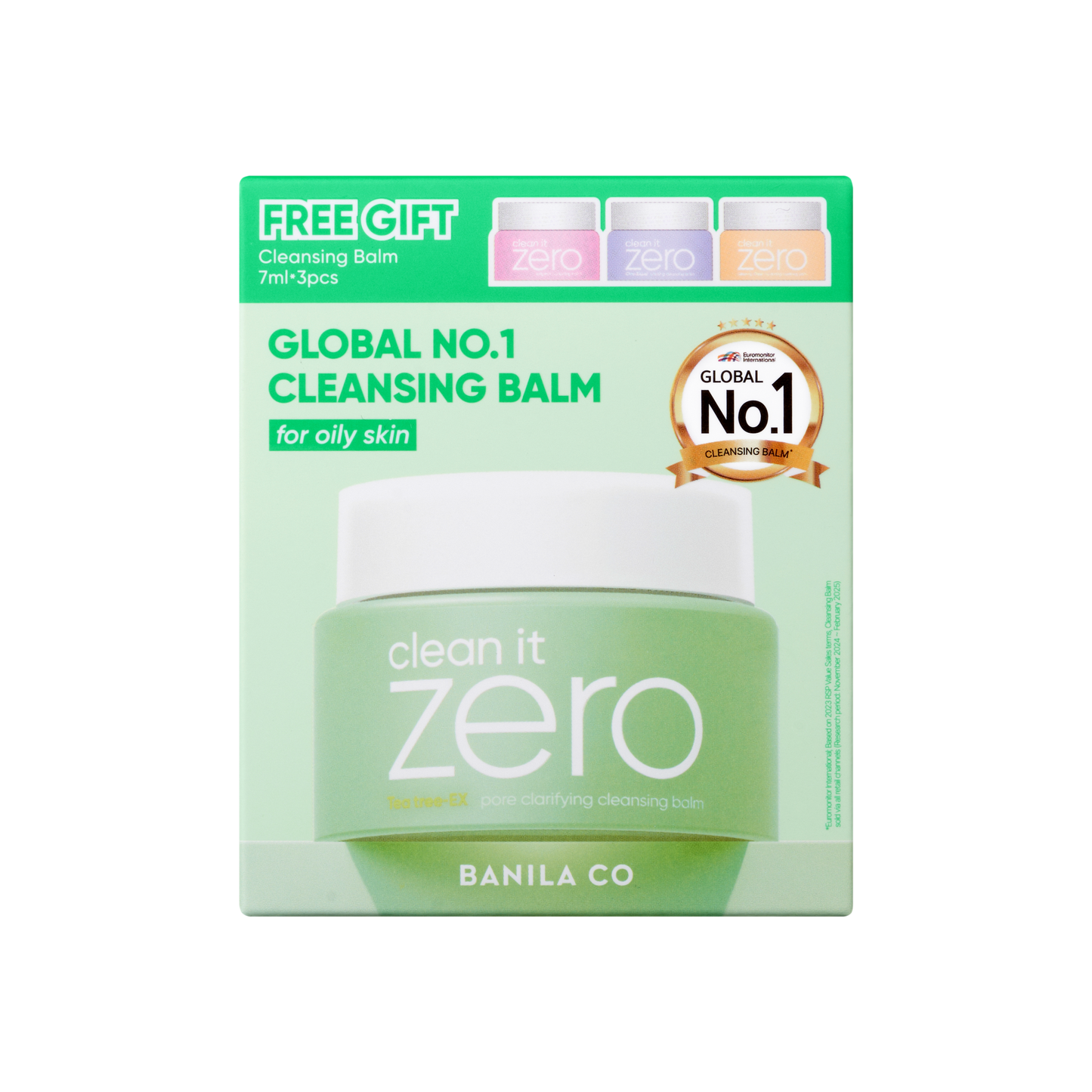 BANILA CO Clean It Zero Cleansing Balm Pore Clarifying SET 100ml + 3*7ml