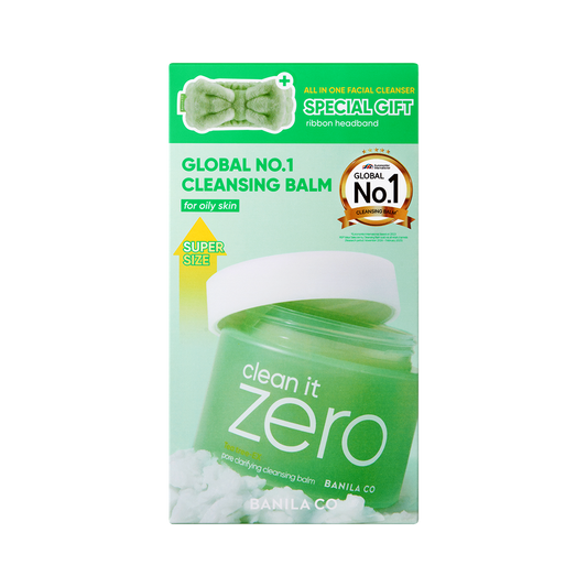BANILA CO Clean It Zero Cleansing Balm Pore Clarifying SET 180ml + Haarband