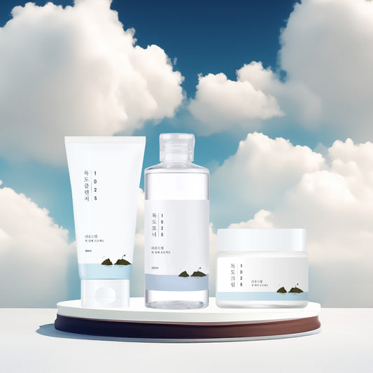 Round Lab 1025 Dokdo Hydrating Ritual – Cleanser, Toner & Cream Set