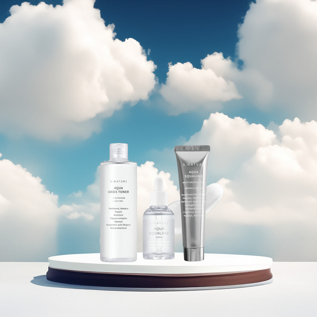 S.NATURE  – Aqua Squalane Hydration Trio