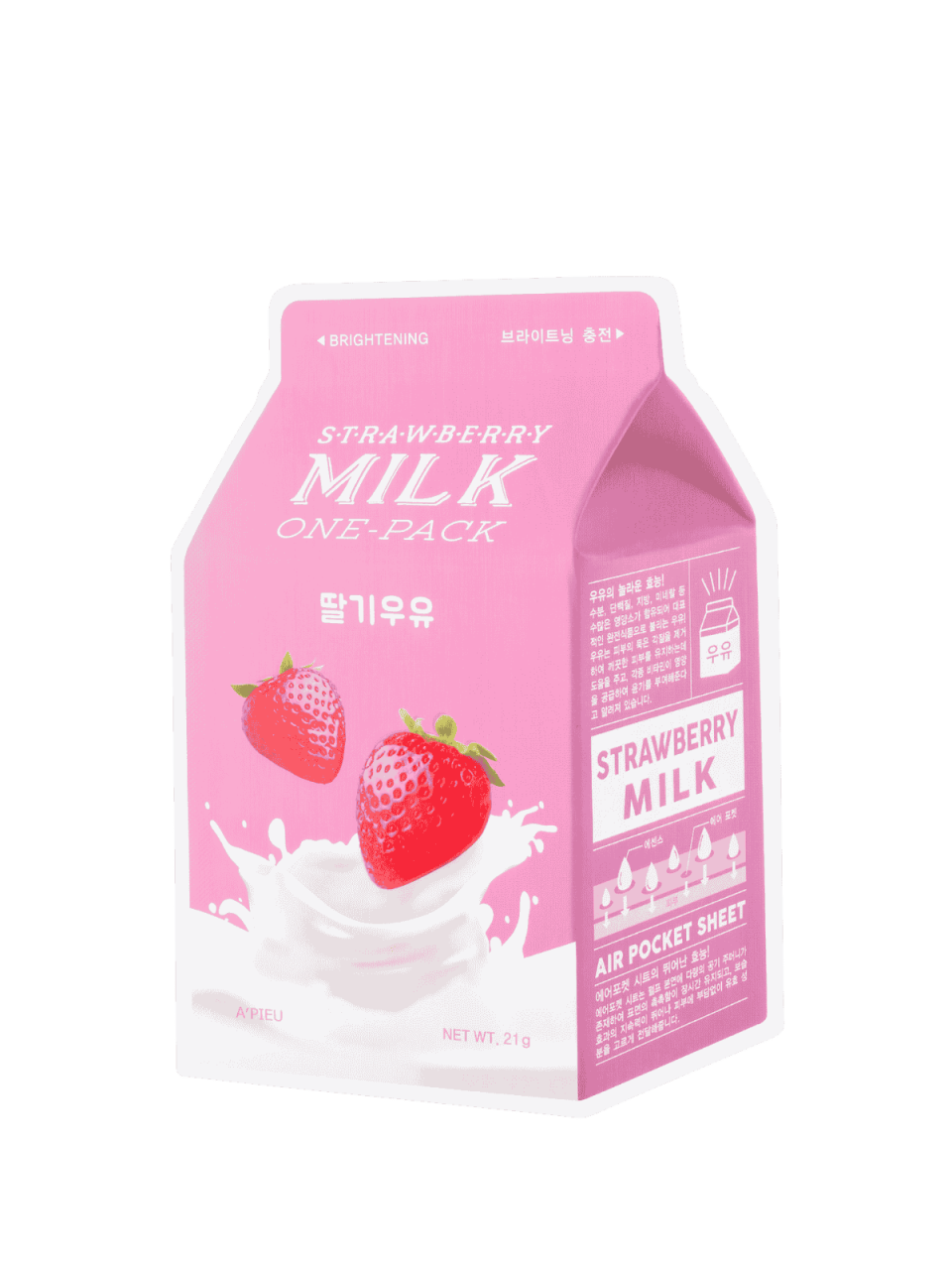 Apieu Strawberry Milk Sheet Mask