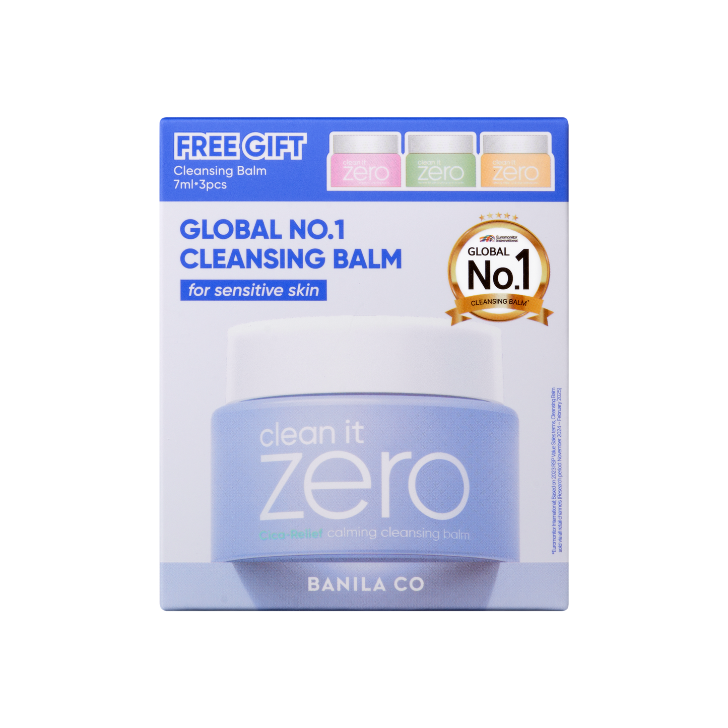 BANILA CO Clean It Zero Cleansing Balm Calming SET 100ml + 3*7ml