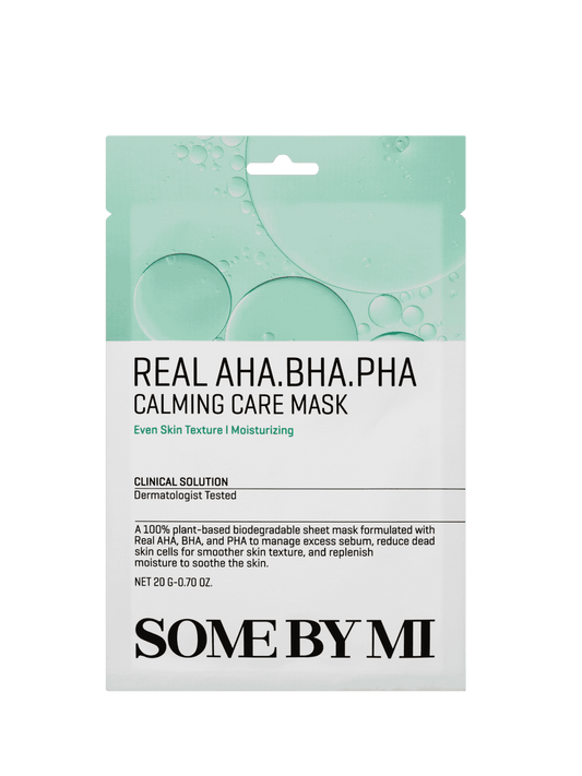 SOME BY MI Real AHA-BHA-PHA Calming Care Mask